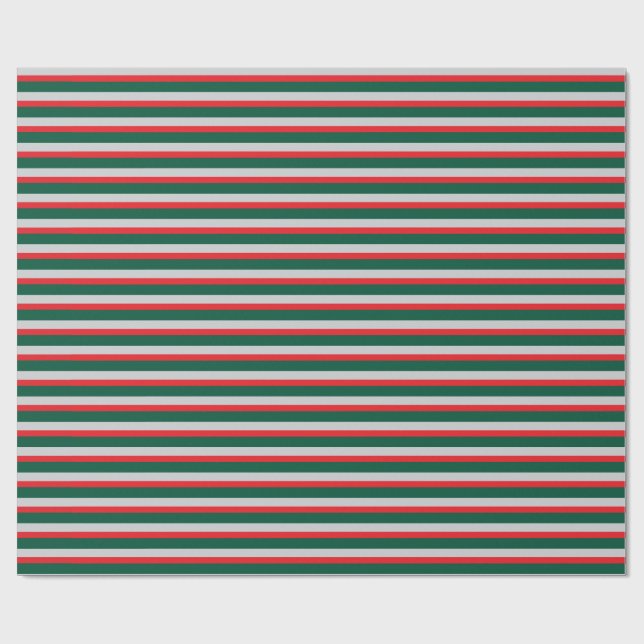 Papel de embrulho em vermelho e verde (Aberto)