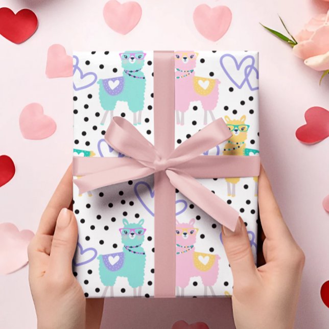 Papel de Embrulho Estampa Padrão de Amor Roxo Past (Criador carregado)
