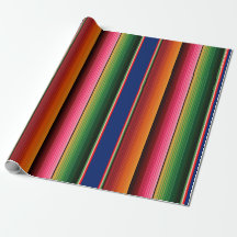 Papel de embrulho estampado de Sarape