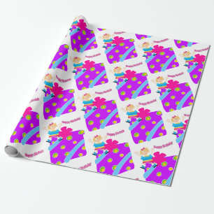 Papel de embrulho Feliz Aniversário DIVERTIDO
