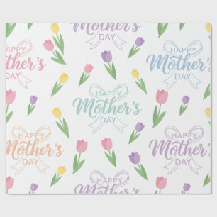 Papel de embrulho - Feliz Dia das Mães Papel de em