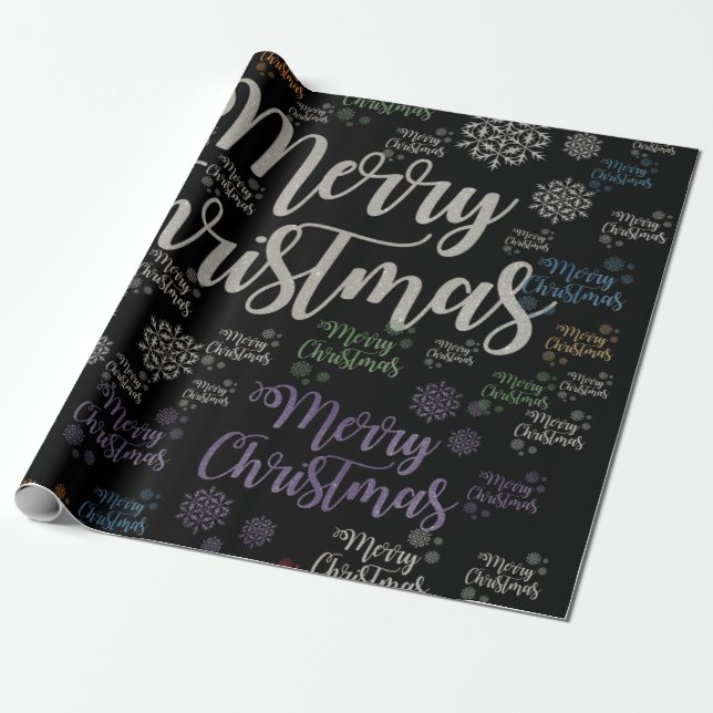 Papel de embrulho Feliz Natal (Desenrolado)