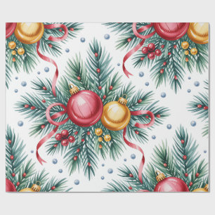Papel de embrulho festivo de Natal