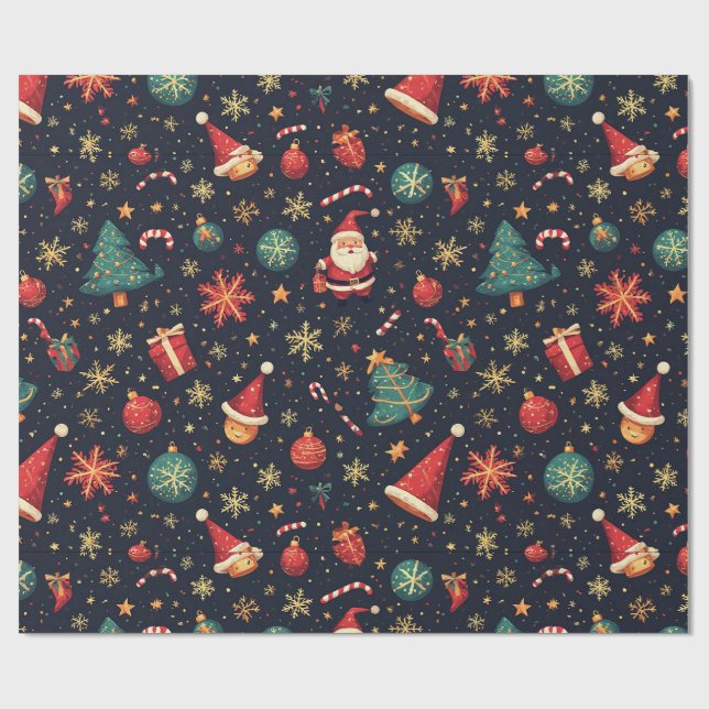 ❄️ Papel de embrulho festivo para o Natal (Aberto)