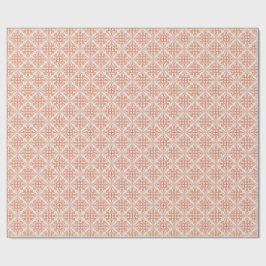 Papel de embrulho festivo vermelho, rosa e verde