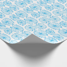 Papel de embrulho floco de neve