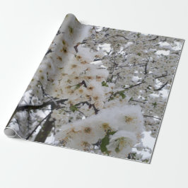 Papel de Embrulho Flor de Neve