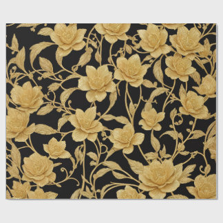 Papel de Embrulho Floral