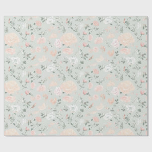 Papel de Embrulho Floral