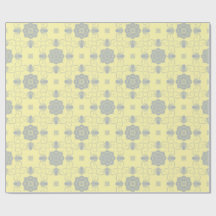 Papel de embrulho floral elegante Flora Royale