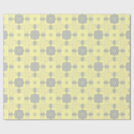 Papel de embrulho floral elegante Flora Royale