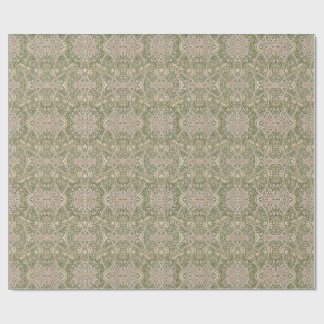 Papel de embrulho floral vintage Windrush Olive