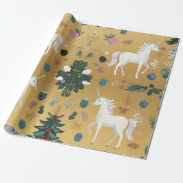 Papel de embrulho Floresta de Unicórnios