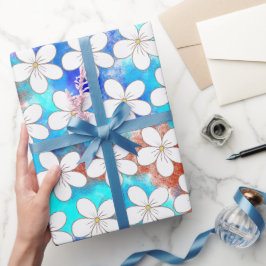 Papel de embrulho Flower Power
