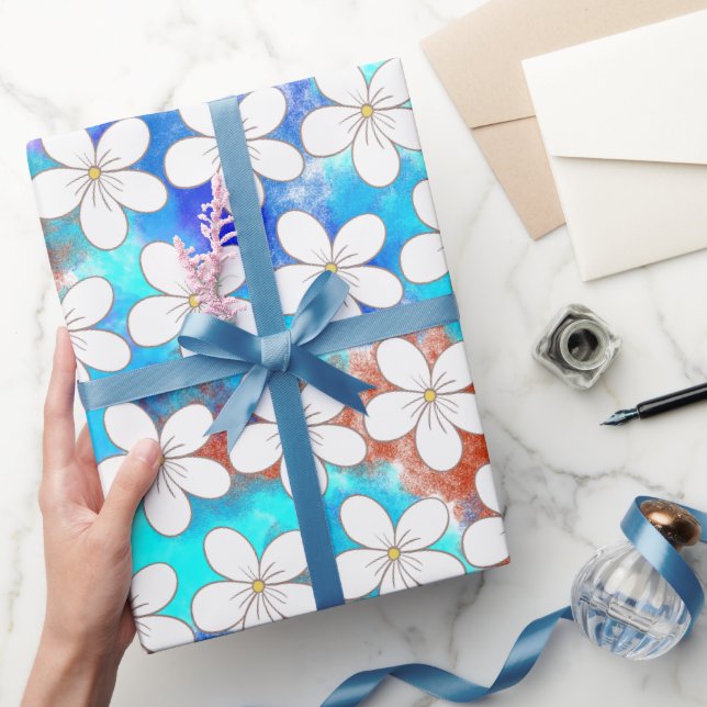 Papel de embrulho Flower Power (Presentear)