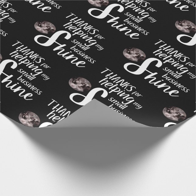 Papel de embrulho folhas de agradecimento  (Ponta)