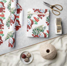 Papel de embrulho fosco - Winter Wonderland