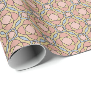 Papel de Embrulho Geométrico Retro Chic Profission