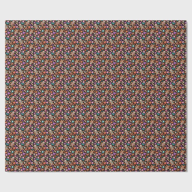 Papel de embrulho Gingerbones (Aberto)