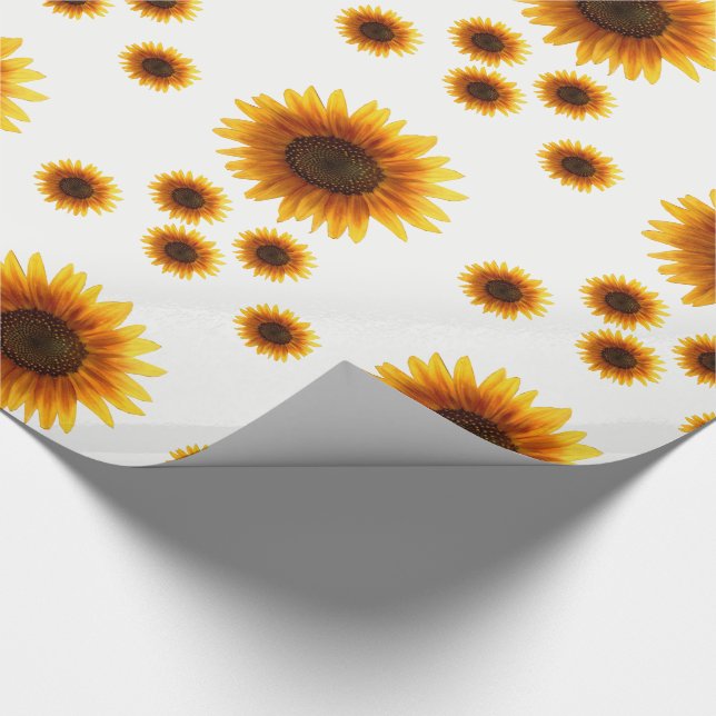 Papel de embrulho Girassol (Ponta)