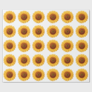 Papel de Embrulho - Girassol