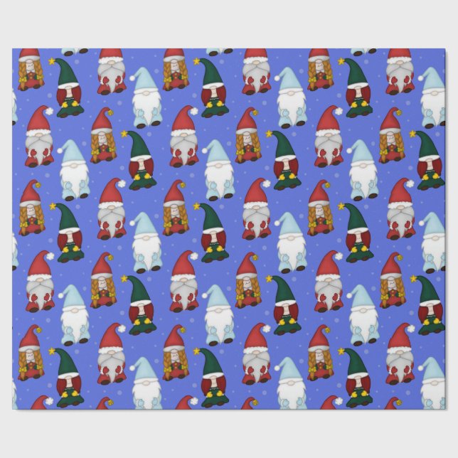 Papel de embrulho Gnomies Frios (Médio) (Barra)