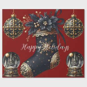 Papel de embrulho Gothic Holidays