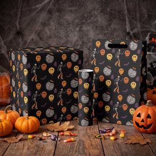 Papel de embrulho Groovy Retro Disco Boo Crew Hall