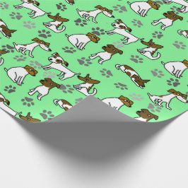 Papel de embrulho Jack Russell