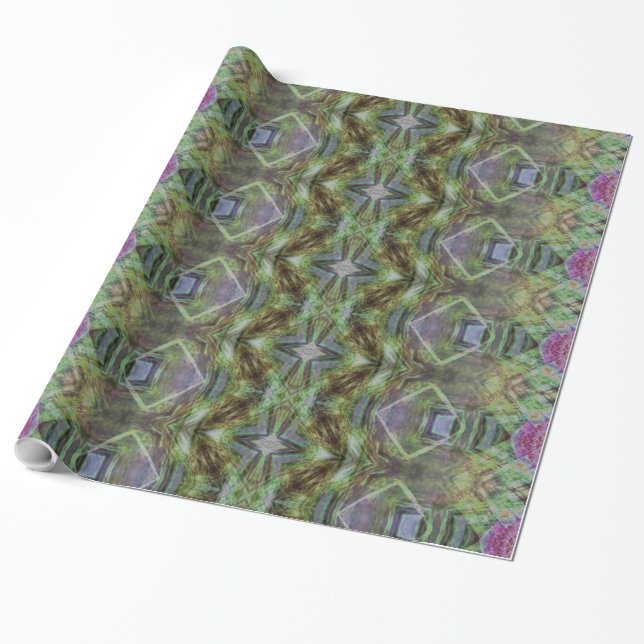 Papel de embrulho jardim atlanteano (Desenrolado)