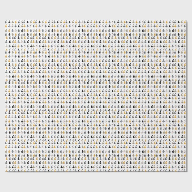 Papel de embrulho Kitty Cats (Aberto)
