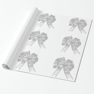 Papel de embrulho Laços Brancos