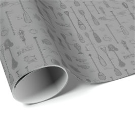 Papel de Embrulho Lake Life - Monocromático
