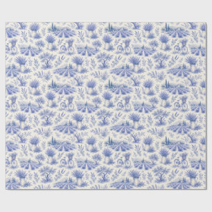 papel de embrulho lavanda vintage