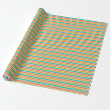 Papel de embrulho listras pequenas Chevron colorid