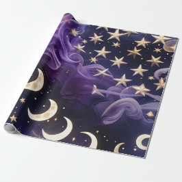 Papel de embrulho – Luxo Royal Amethyst Celestial