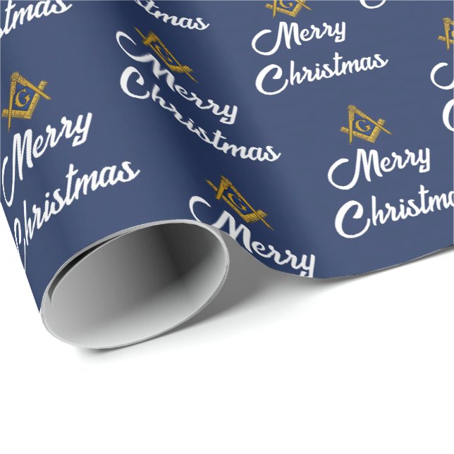 Papel de embrulho maçônico Natal Praça Maçônica Ma (Ponta do rolo)