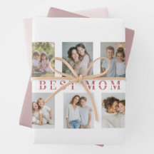 Papel de Embrulho Melhor Mãe | Fotos Personalizada