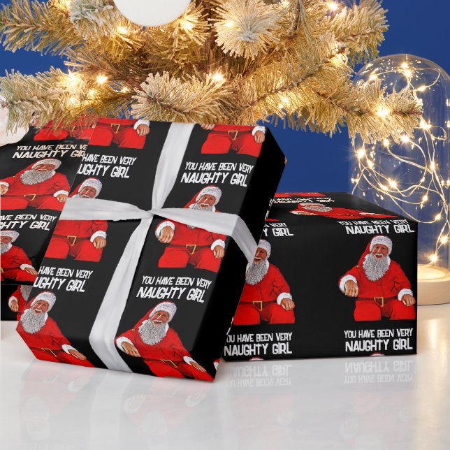 Papel de embrulho MENINA MÁ NO NATAL (Feriados)