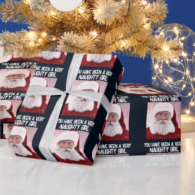 Papel de embrulho MENINA MÁ NO NATAL (Feriados)