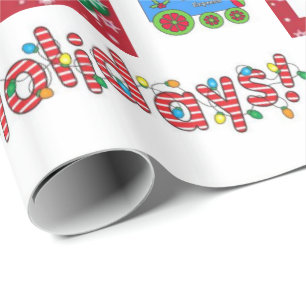 Papel de embrulho Natal