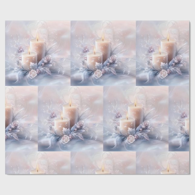 Papel de embrulho - Natal Vitoriano de Inverno (Aberto)