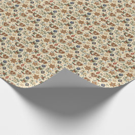 Papel de embrulho Natalino Folclórico Alpino Alemã