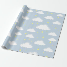 Papel de embrulho Nuvens Céu Macio