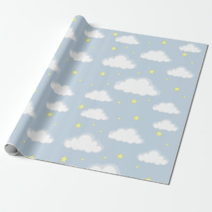 Papel de embrulho Nuvens Céu Macio