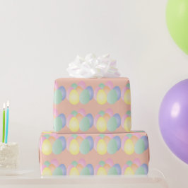 Papel de embrulho Ovos de Páscoa Pastel