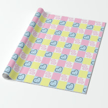 Papel de embrulho padrão contínuo Doodle fofo