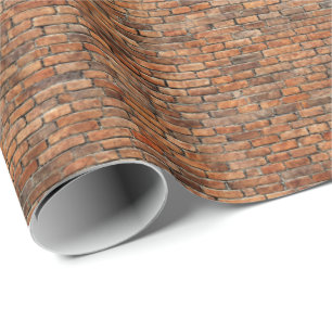 Papel de embrulho padrão de tijolo