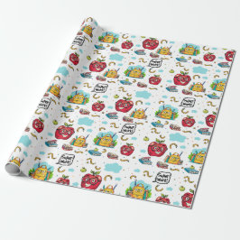 Papel de embrulho para a escola