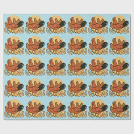 Papel de embrulho para amantes de frango